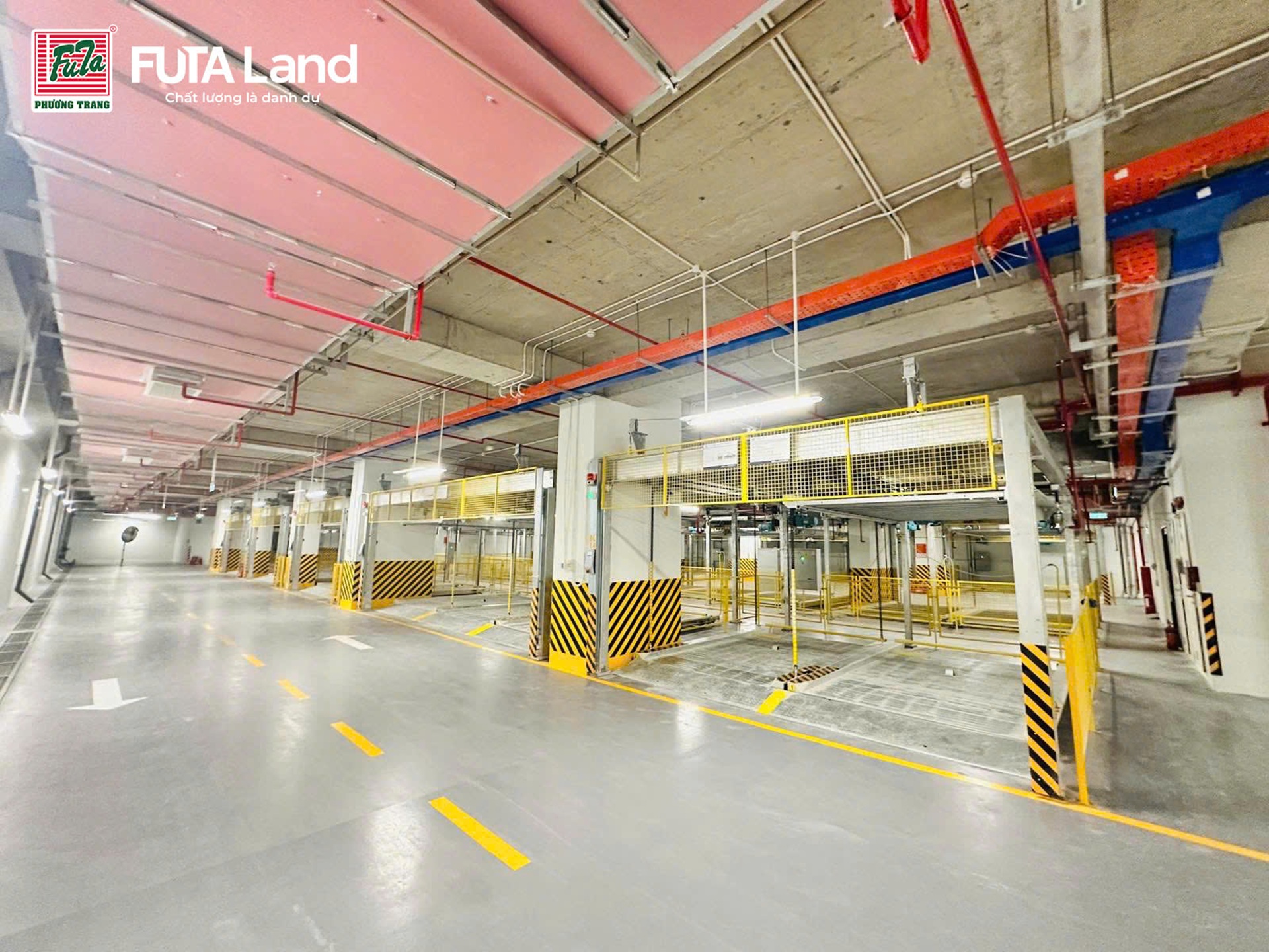 Có bao nhiêu chỗ đỗ xe Tại Đà Nẵng Times Square - Hầm đỗ xe căn hộ Times Square Danang - Futa Residence Danang