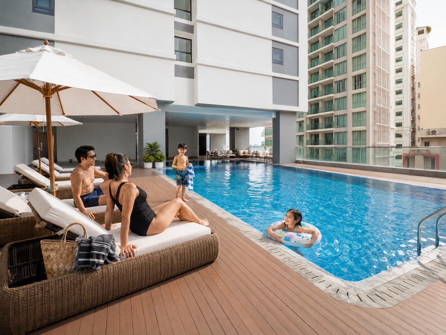 Hồ bơi căn hộ Times Square Danang - Futa Residence Danang