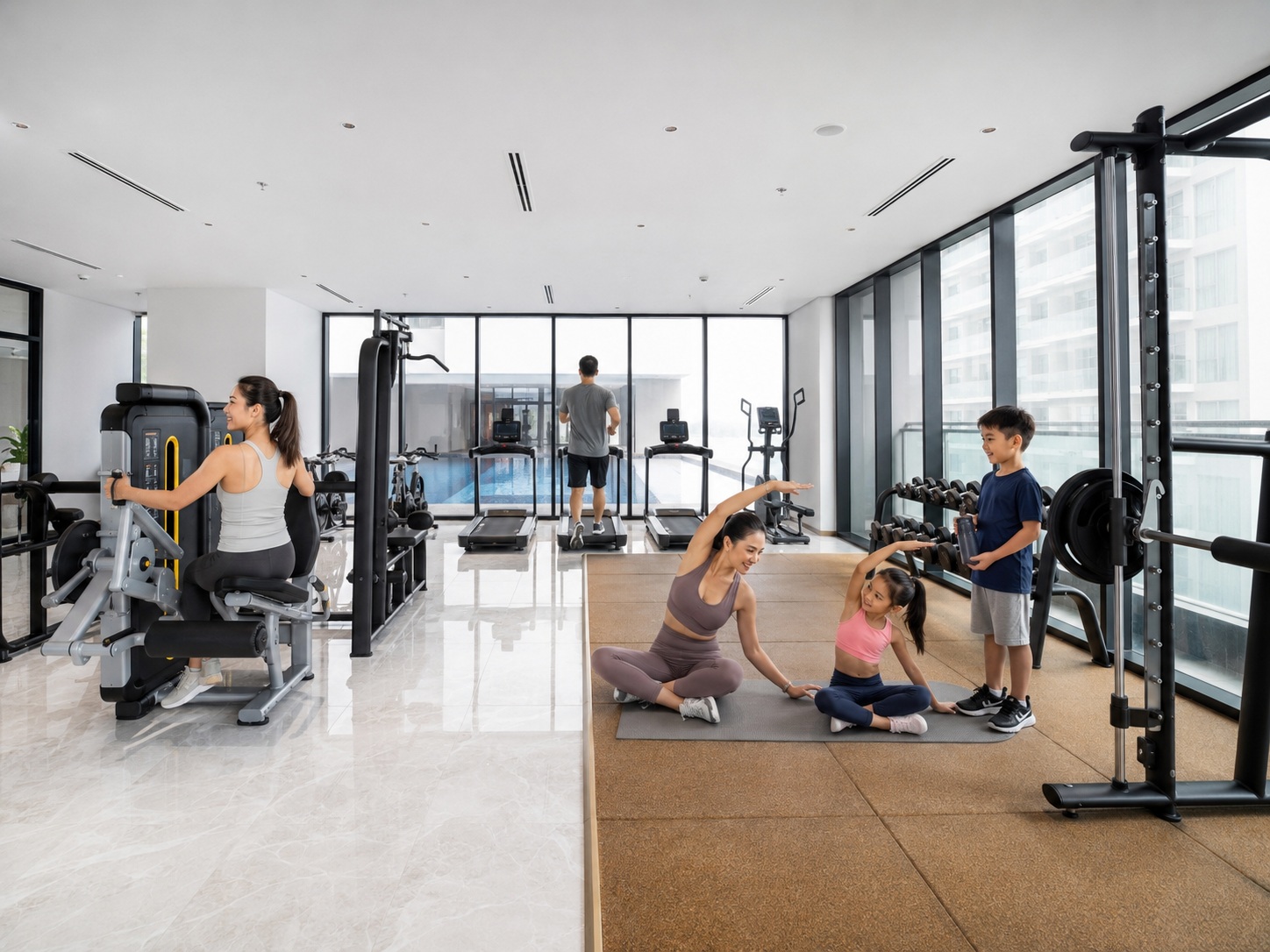 Phòng Gym căn hộ Times Square Danang - Futa Residence Danang